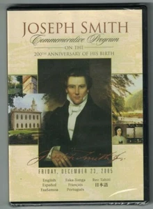 Joseph Smith Commemorative Program DVD 200th Anniversary (2006) -- NEW - Imagen 1 de 2