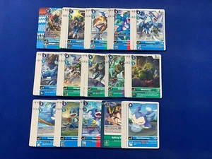 Digimon Card Game - Imperialdramon Dragon Ace Veemon Wormmon Blue Green Deck - Picture 1 of 6
