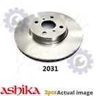 2X NEW BRAKE DISC FOR TOYOTA YARIS P9 1KR FE 2ZR FE YARIS VITZ P9 VITZ P9 ASHIKA