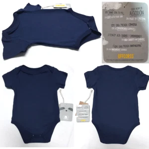 🆕🔥 BOYS Offcorss Bodysuits Top Shirt Baby Blue Size 0-3 Months - Picture 1 of 11