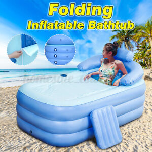 Large Adult PVC Folding Portable Spa bathtub fast inflatable bath tub Ai
