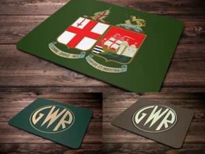 Alfombrilla de ratón de ferrocarril GWR Roundel/Escudo de armas - Scuderia GP - Imagen 1 de 5