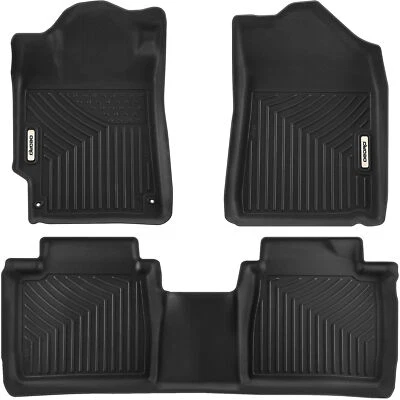 OEDRO Floor Mats Liners for 2011-2007 Toyota Camry TPE All Weather Anti-Slip - Image 1 of 4