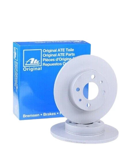 ATE Bremsscheiben (2x Bremsscheibe; 19.91 x 14.39 x 7.88 cm; 5.11 Kg; Voll; 240,5 mm; 40 mm; 13 mm;  4 Zentrierungsdurchmesser; Beschichtet) Bremssystem - 24.0111-0119.1