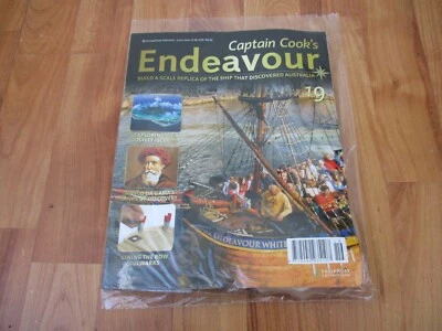 1/48 Eaglemoss Costruzione Capitano COOK Endeavour Modello Nave Problema 19 Inc - Immagine 1 di 2