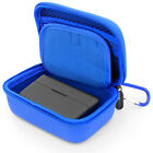 CM Wireless Microphone Case Fits DJI Mic 2 - Lavalier Mic Case Only, Blue