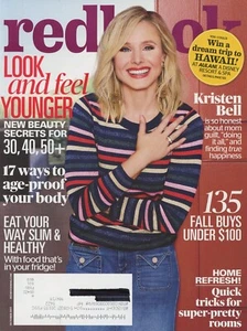 REDBOOK Magazine - October 2017 / Kristen Bell / Beauty, Style, Body, Life, Home - Picture 1 of 2