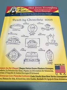 Tante Marthas 4005 - Tod durch Schokolade Stickmuster Transfermuster - Bild 1 von 2