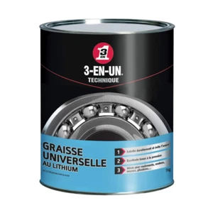 Grasa Universal De Litio 1 Kg 3-EN-UN - Imagen 1 de 3