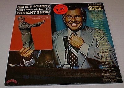 Here's Johnny Magic Moments from Tonight Show Carson 2 Record Set Vinyl Sealed!! - Image 1 of 4
