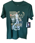 Giannis Antetokounmpo Milwaukee Bucks NBA Youth T-shirt- Various Sizes