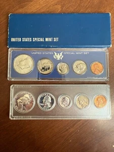 1966 US Special Mint Set Govt Case & 1963 proof set S1 - Picture 1 of 2