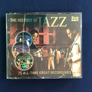 History of Jazz 75 All-Time Great Recordings 3 CD Set L3348 - Picture 1 of 4