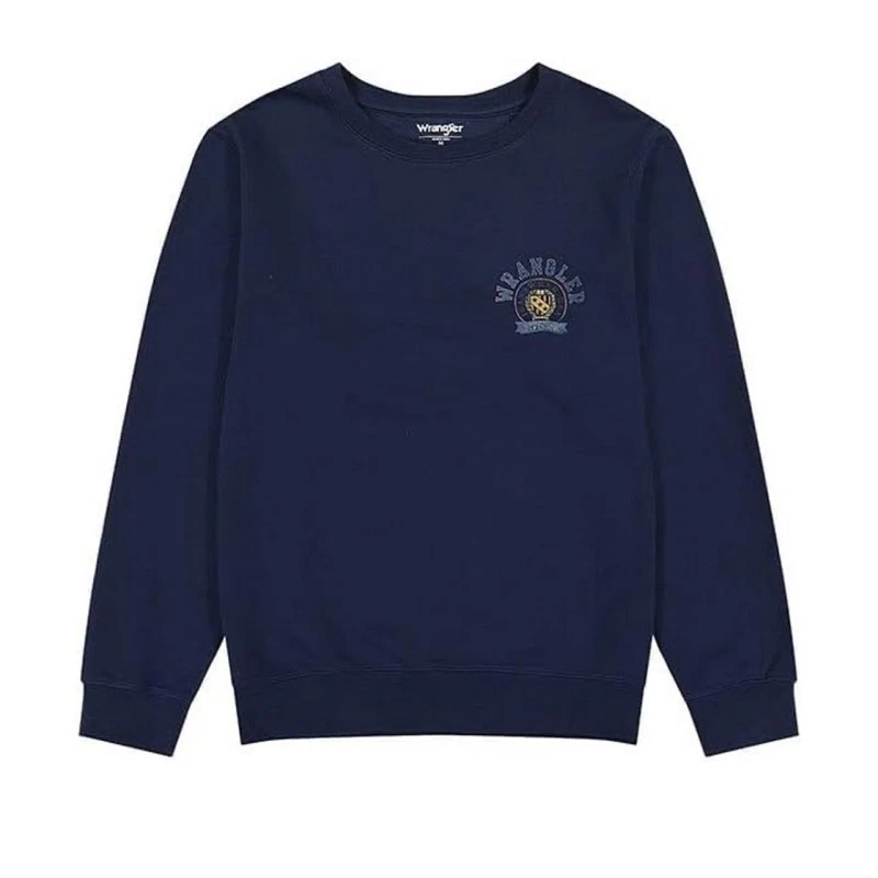 Wrangler Crewneck Sweatshirt  Felpa Girocollo Uomo Ragazzo - Imagen 1 de 1