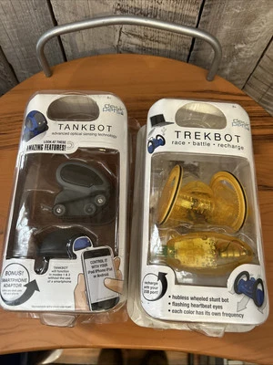 Set Of 2 Tankbot Trekbot New Sealed Works with iPhone Android Desk Toys - Image 1 of 4