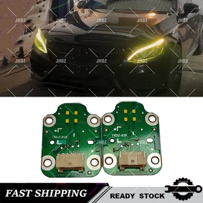 Placas LED Yellow Angel Eyes DRL para Mercedes BENZ S63 AMG S65 AMG 2015-2019 Foto 1 de 2