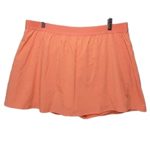 Falda corta ID Ideology para mujer XL con volantes tenis golf pickleball deportiva naranja - Imagen 1 de 12