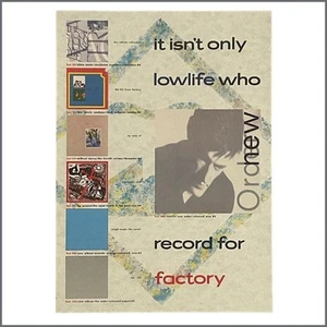 New Order Factory Records 1985 Promotional Poster (UK) - Picture 1 of 1