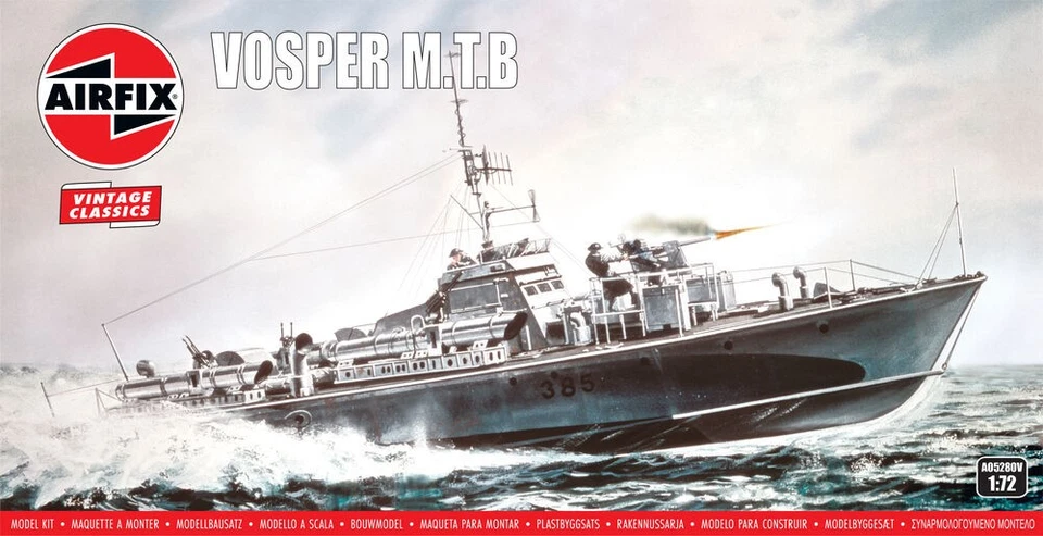 Airfix A05280V - 1/72 Vosper M.T.B - Nuovo - Immagine 1 di 1