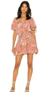 Spell & The Gypsy Rosa Play Mini Dress Blush Size AU 6 8 US 4 rrp $190 New - Picture 1 of 14