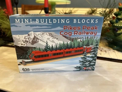 Mini bloques de construcción Pike’s Peak Cog Railway 635 piezas Colorado Foto 1 de 3