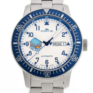 FORTIS Cosmonaut 647 Blue Impulse 647.10.11M.BI Used Automatic Watch - Picture 1 of 3