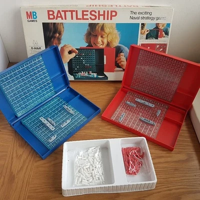 BATTLESHIP board game - Vintage 1975 Original MB Games Long Box - 100% Complete - Image 1 of 4