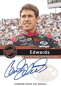 AUTOGRAPHED Carl Edwards 2006 Press Pass Racing SIGNINGS (#99 Office Depot) Rous - Picture 1 of 2