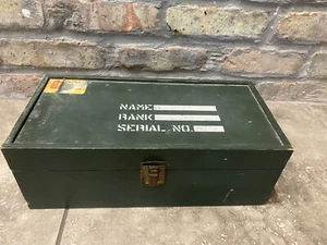 Vintage 60er Jahre GI Joe Holz Footlocker für 12" Figur Hasbro ohne Tablett - Bild 1 von 7