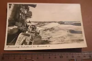 gran mapa antiguo - buque blindado Alemania con fuerza de viento 11 - 1939 - Imagen 1 de 2