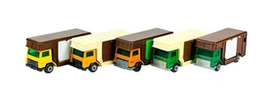 Matchbox Lesney Superfast (5) MB40 Varied Horse Boxes w/Horses - Picture 1 of 18