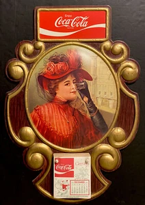 Coca Cola Calendar Laco-Lite Lacolite Vacuum Form Sign RARE 1976 - Picture 1 of 6