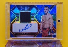2023 Panini Select UFC Petr Yan BLUE PRIZM MEMORABILIA AUTO #16/35  No. AM-PYN