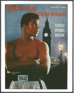 Edición de junio de 1963 de Sports Illustrated Mag. Con MUHAMMAD ALI - 8"" x 10"" foto - Imagen 1 de 1