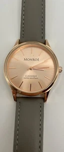 Monroe By Maestro “Classique” WR Rose-Gold Dial - New Battery - Picture 1 of 8