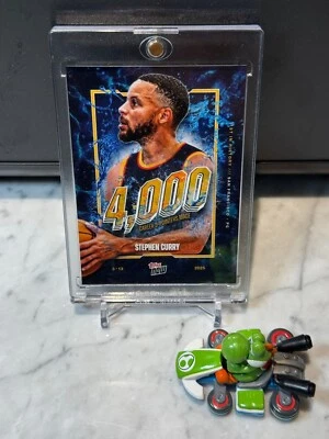 24/25 Topps Now 13 STEPHEN CURRY 1ST PLAYER W/ 4000 3 POINTERS WARRIORS - Image 1 of 2