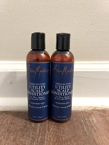 2 Shea Moisture Groom & Shave Three Butters Utility Scalp Conditioner 4 Oz. Each - Picture 1 of 3