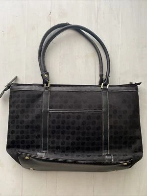 Cartera de mano Merona negra de gran tamaño Foto 1 de 4