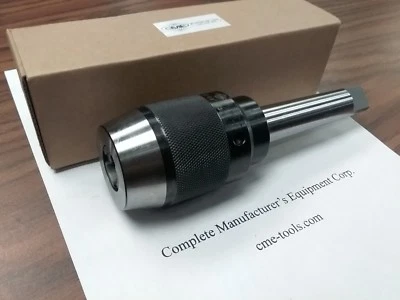 MT3 Ball Bearing Keyless Drill Chuck 5/8" Integral design w. Tang #DCK-MT3-58TG - Image 1 of 3