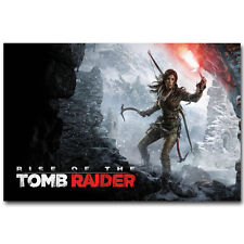 Rise Of The Tomb Raider Lara Croft Game Silk Poster 12x18 24x36 inch 002