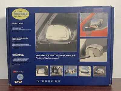 Superposiciones de espejo de puerta con moldura cromada Putco 401131 para 2001-05 PT Cruiser Conv. Foto 1 de 4