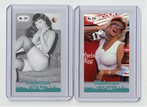 Bettie Page rare MH Diademas #'d x/3 Karta tytoniowa nr 139 - Zdjęcie 1 z 1
