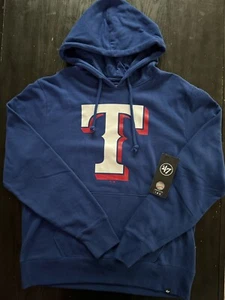 New Men's Texas Rangers Imprint '47 Headline Hoodie Royal Size Medium - Picture 1 of 2