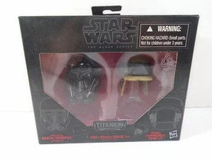 2015 HASBRO--STAR WARS THE BLACK SERIES--DEATH TROOPER & REBEL COMMANDO HELMETS - Picture 1 of 6