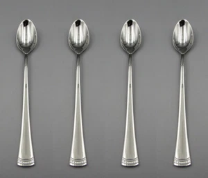 Lenox Edelstahl Besteck - PORTOLA Eisgetränkelöffel - 4er Set N/O - Bild 1 von 3