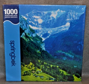 Alpine View Mountains Jigsaw Puzzle 24" x 30" Springbok NEW Sealed 1000 pcs. - Picture 1 of 5