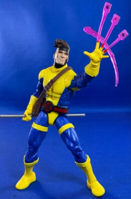 MARVEL LEGENDS 6" FORRAJE PAQUETE DE 3 GAMBITO UNCANNY X-MEN 60 ANIVERSARIO LOTE SUELTO Foto 1 de 4