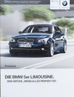 Bmw 5Er Limousine E60 Preisliste Price List Von 9/2009, 44 Seiten