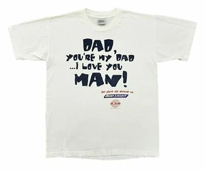 Vintage Stanley Desantis Bud Light 1995 Tee White Size L Single Stitch T-Shirt - Picture 1 of 12