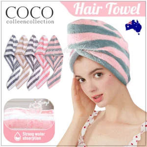 Magic Instant Dry Hair Towel Rapid Fast Drying Hair Towel Fast Absorbent Hat Cap - Picture 1 of 16